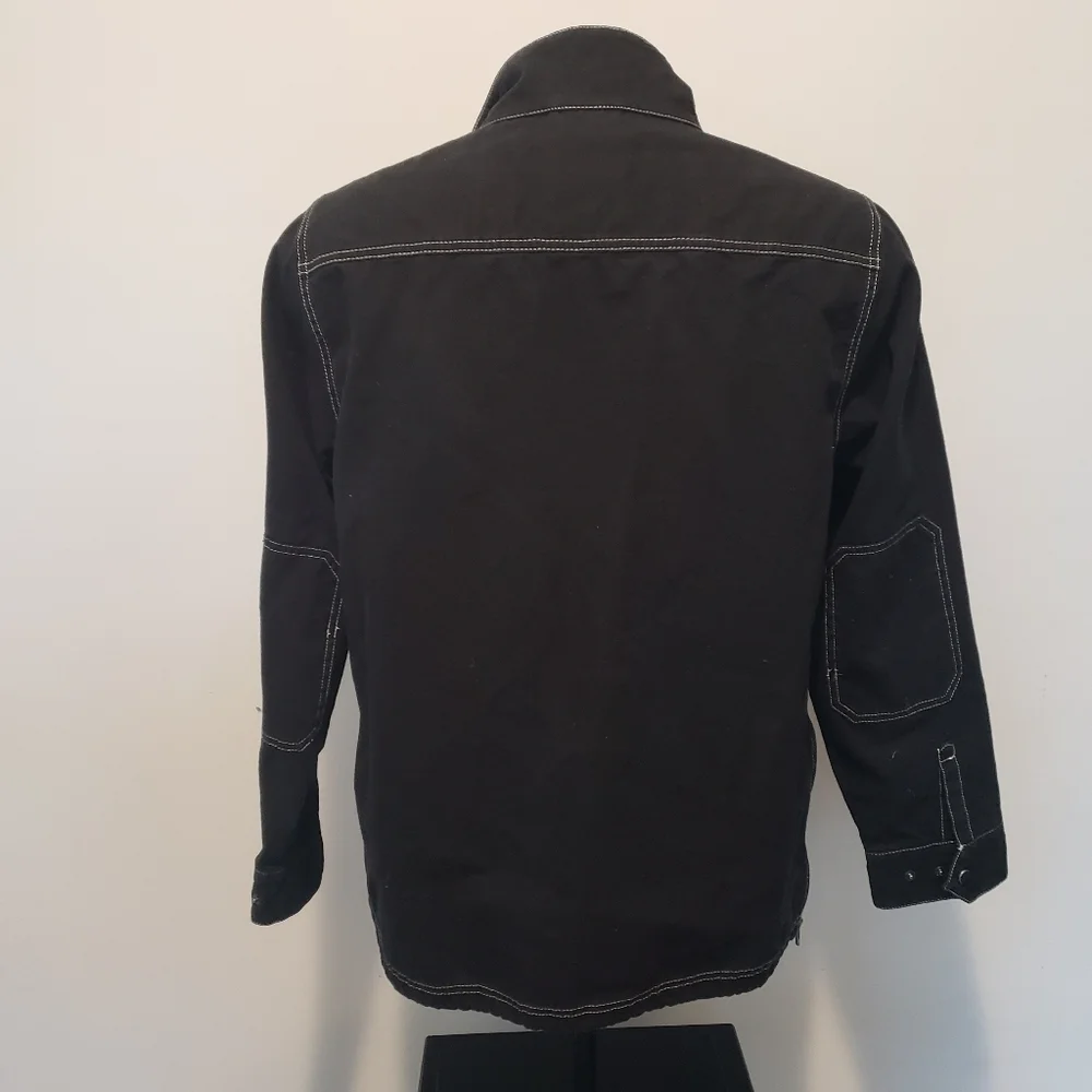 VANS MEN'S Half-Zip HALIFAX JACKET SIZE MEDIUM Color Black‎
